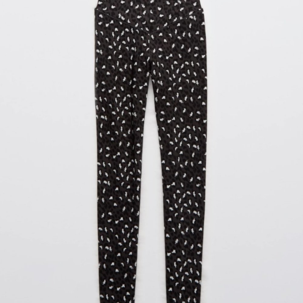NWT Aerie viral crossover leggings XS cheetah